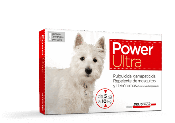 Pipeta Antipulgas Perro Power Ultra 5 A 10 Kg