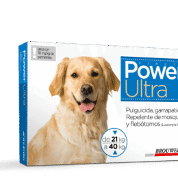 Pipeta Power Ultra Antipulgas Perro 21 A 40 Kg