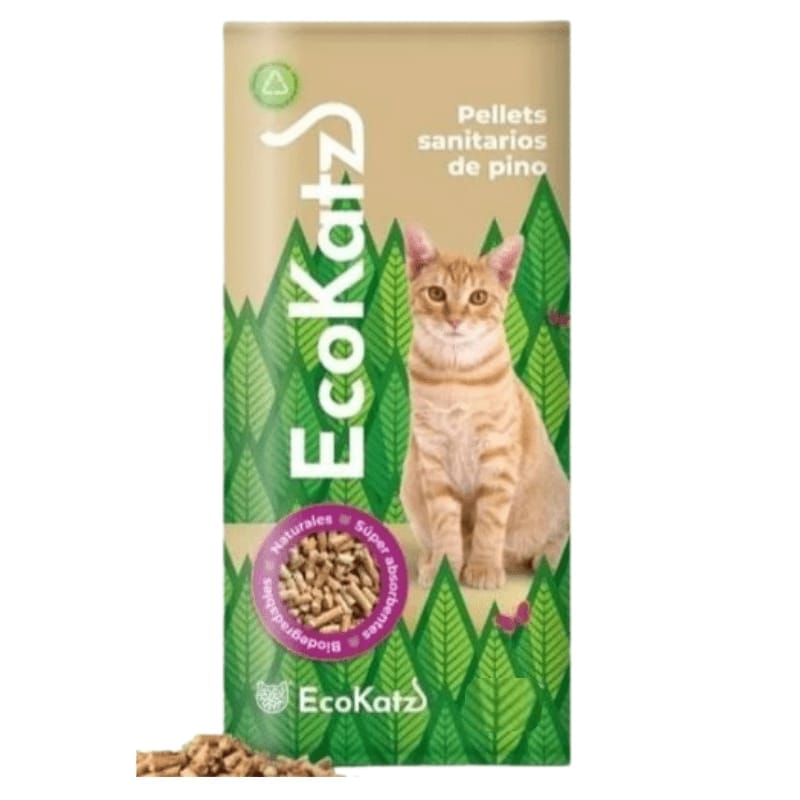 Ecokatz 4,2kg - Maderitas Sanitarias De Pino Para Gato